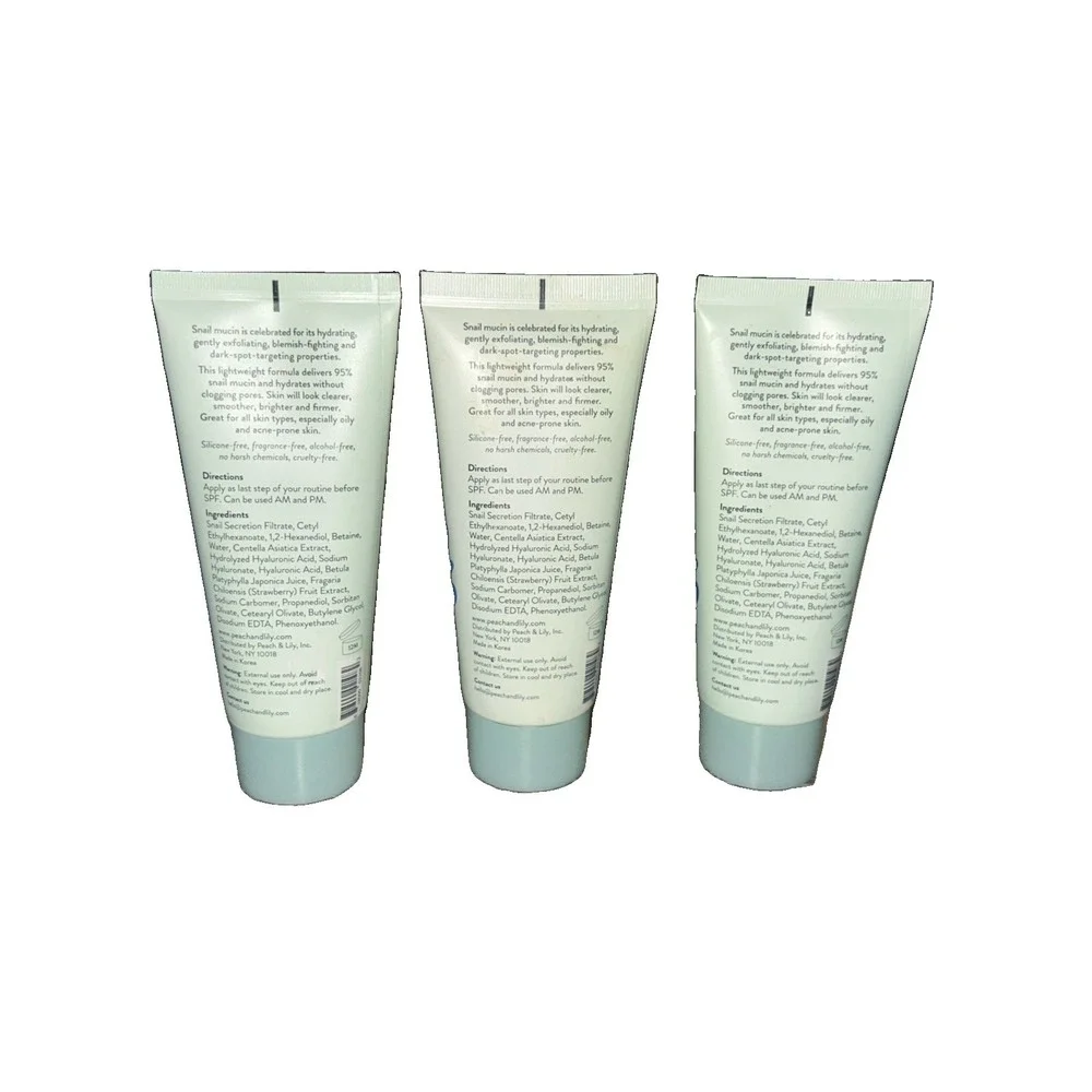 X3 PEACH SLICES Snail Rescue All-In-One Deep Oil-Free Moisturizer 2.82 oz